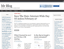 Tablet Screenshot of mrblog.org